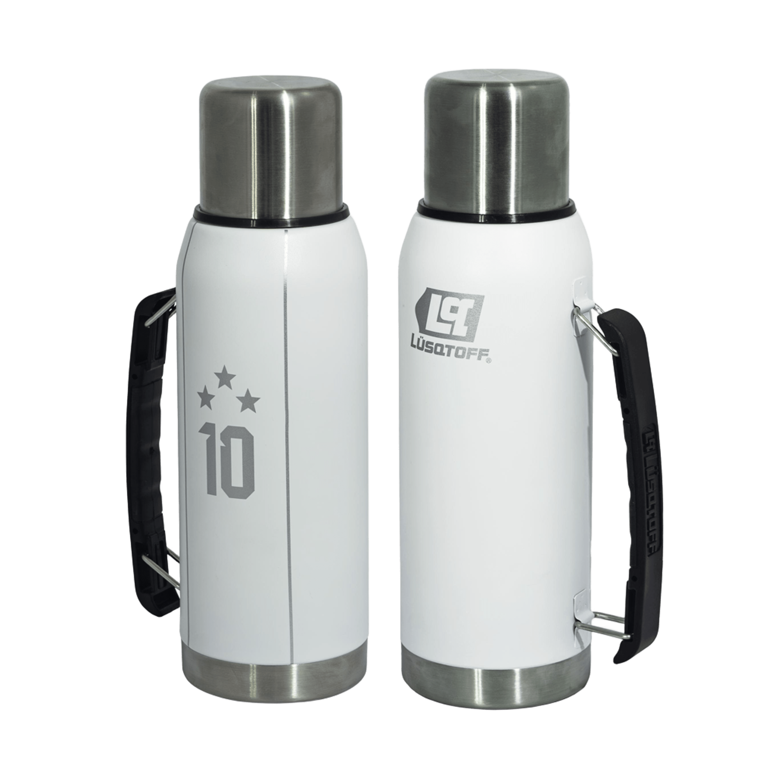 TERMO INOX. 1 LT COLOR BLANCO 3 ESTRELLAS