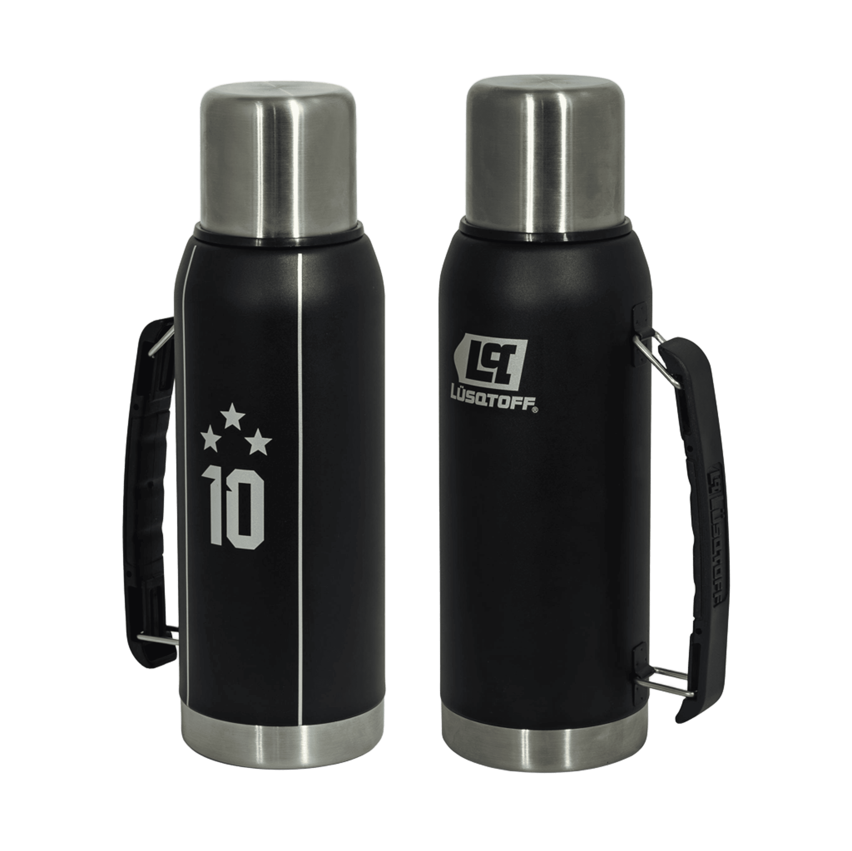 TERMO INOX. 1 LT COLOR NEGRO 3 ESTRELLAS